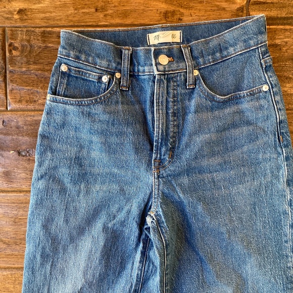 Madewell The Perfect Vintage Wide-Leg Jean in Medium Wash Women’s Size 25 - Picture 4 of 10